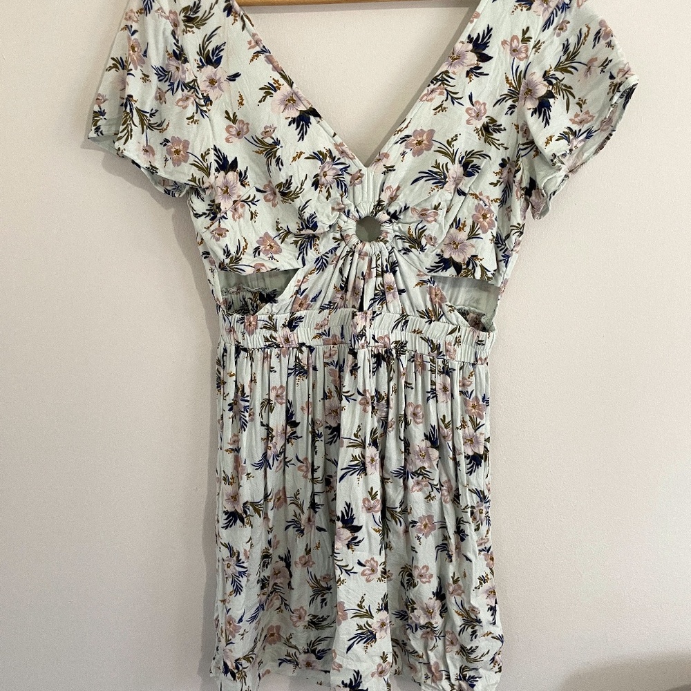 American Eagle Printed Floral Mini Dress S